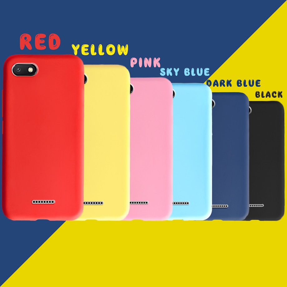 Ốp điện thoại silicon thời trang nhiều màu tùy chọn cho Xiaomi Redmi 6 / 6a Redmi 6a Redmi 6a