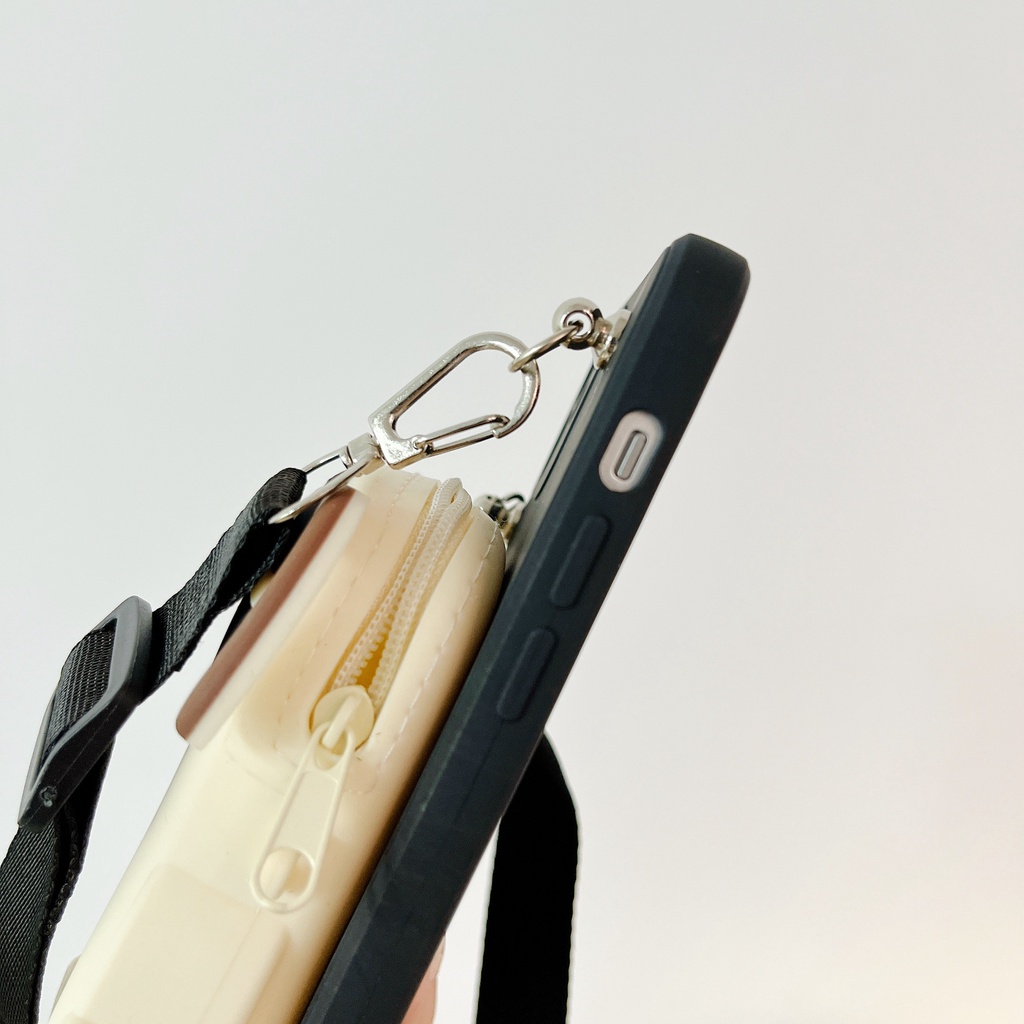 Ốp Điện Thoại Mềm Hình Cún Hoạt Hình Có Dây Đeo Cho Iphone 14 Plus 13 Pro Max 12 Mini 11 5 5s 5se 6 6s 7 8 X Xs Xr