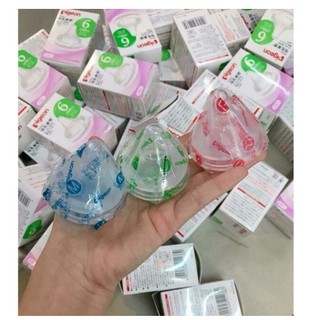 HỘP 2 CHIẾC NÚM TI Pigeon NỘI ĐỊA CỔ RỘNG NHẬT BẢN CAO CẤP