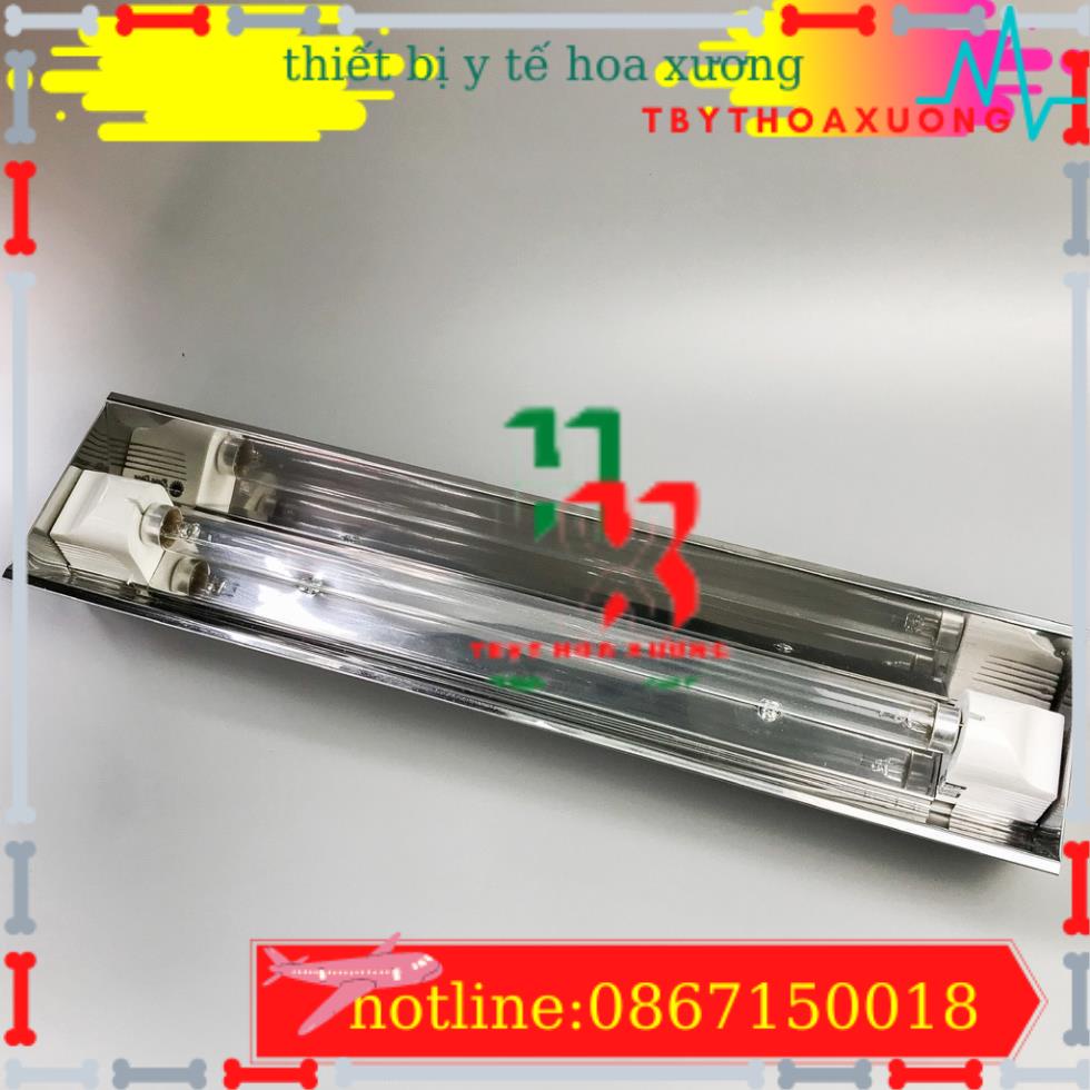 Máng Đèn Cực Tím Đèn Tia UV 90cm Diệt Khuẩn Không Khí-(Máng inox)