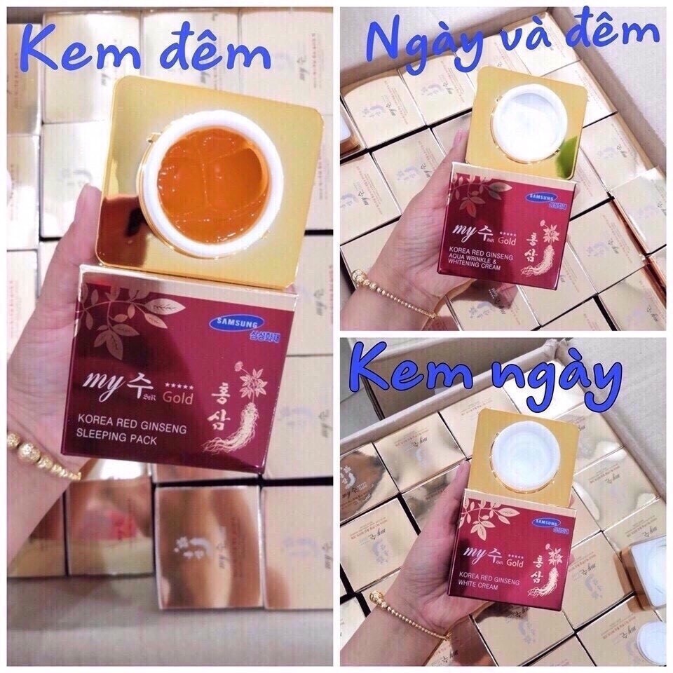 Kem sâm 𝐇𝐀̀𝐍 𝐐𝐔𝐎̂́𝐂 (#Aqua_wrinkle, #white_cream)