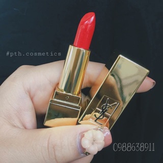 Son Ysl minisize 01 - đỏ tươi