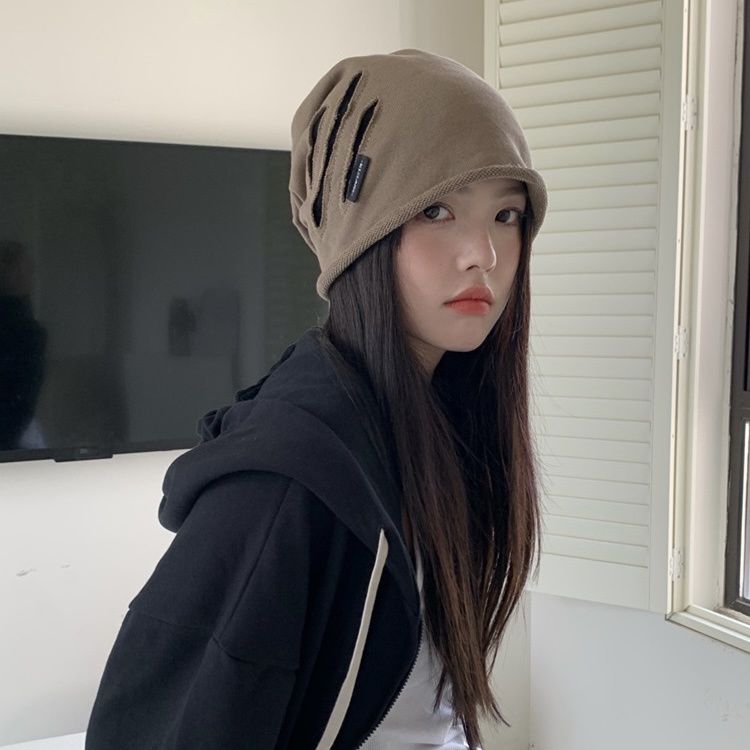 Mũ len MG STUDIO bằng cotton 3 màu