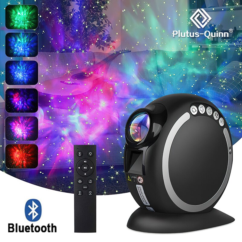 Đèn ngủ kết nối bluetooth điều khiển từ xa hình bầu trời sao có nhạc độc đáo