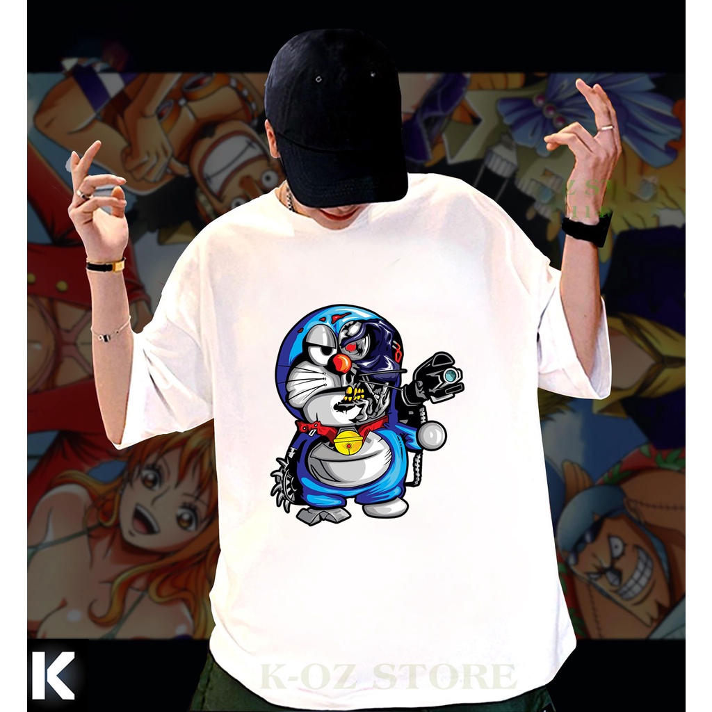 ÁO PHÔNG TAY LỠ UNISẼ FORM RỘNG IN HÌNH DORAEMON-MÈO MÁY IN HÌNH HOẠT HÌNH CỰC ĐỘC GIÁ RẺ CỰC SHOCK HOẠT ĐỘNG - 230628