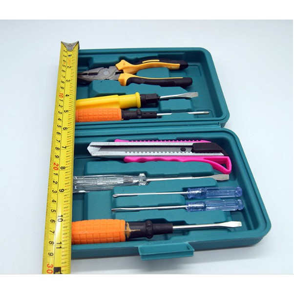 Bộ dụng cụ đồ dùng sửa chữa cơ bản trong gia đình, Bộ dụng cụ 8 món cơ bản dùng để sửa chữa đơn giản trong gia đình