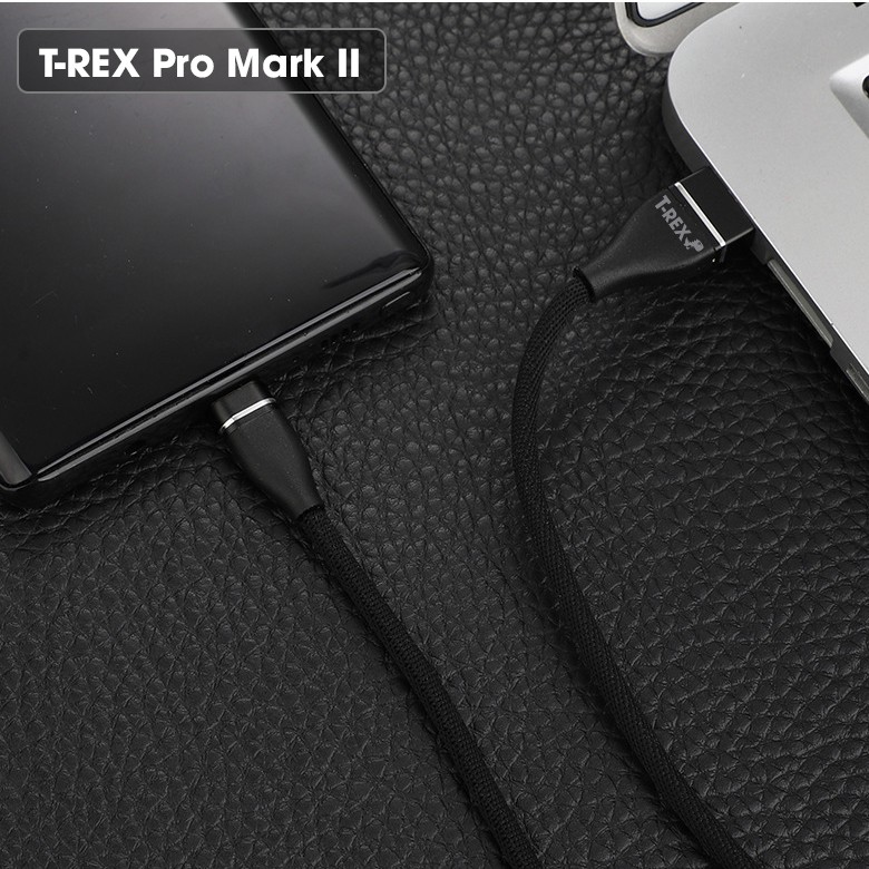 [Mã 2404EL10K giảm 10K đơn 20K] Dây Cáp Sạc Lightning T-rex Pro Mark II (Điện Thoại iphone)