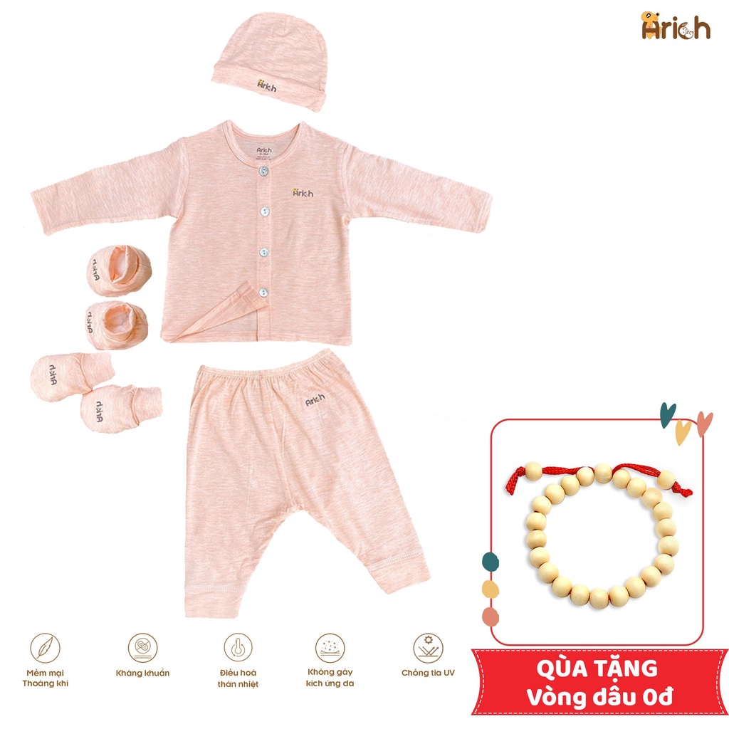 Combo dài thẳng sơ sinh Arich 0-6m