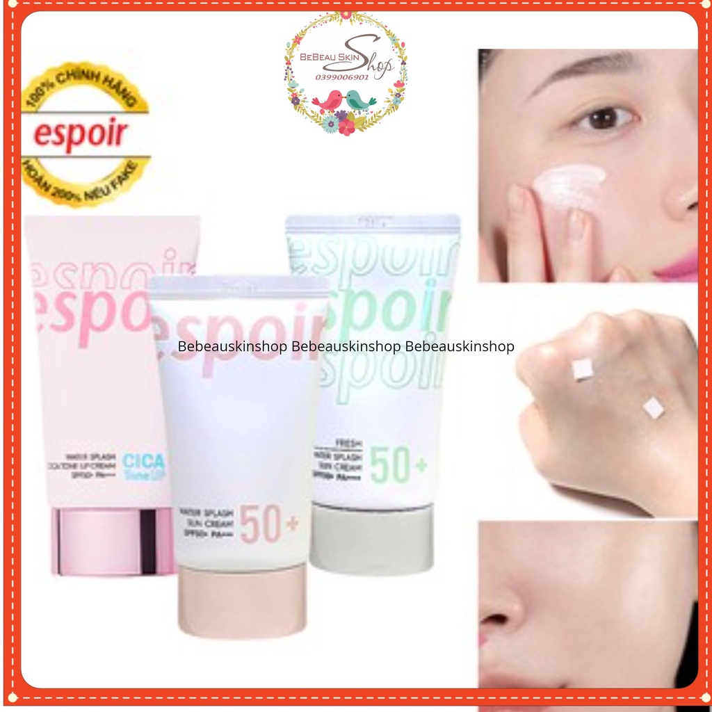 Kem chống nắng Espoir Water Splash Sun Cream SPF50+ PA+ 60ml [ Bebeau Skin Shop ]