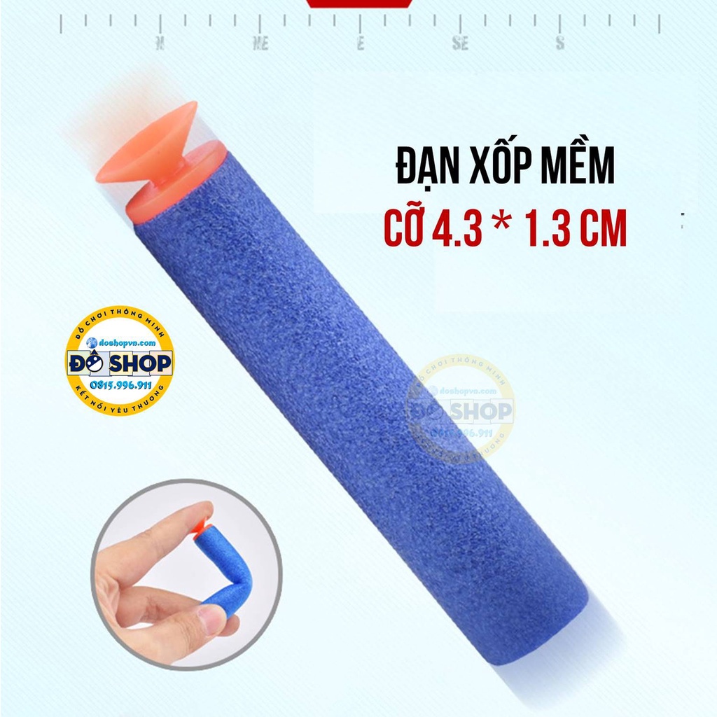 Đồ Chơi Sung Nerf Ban Đan Xốp Mềm Pin Sạc Tự Động Auto M416 NE23 - Đô Shop