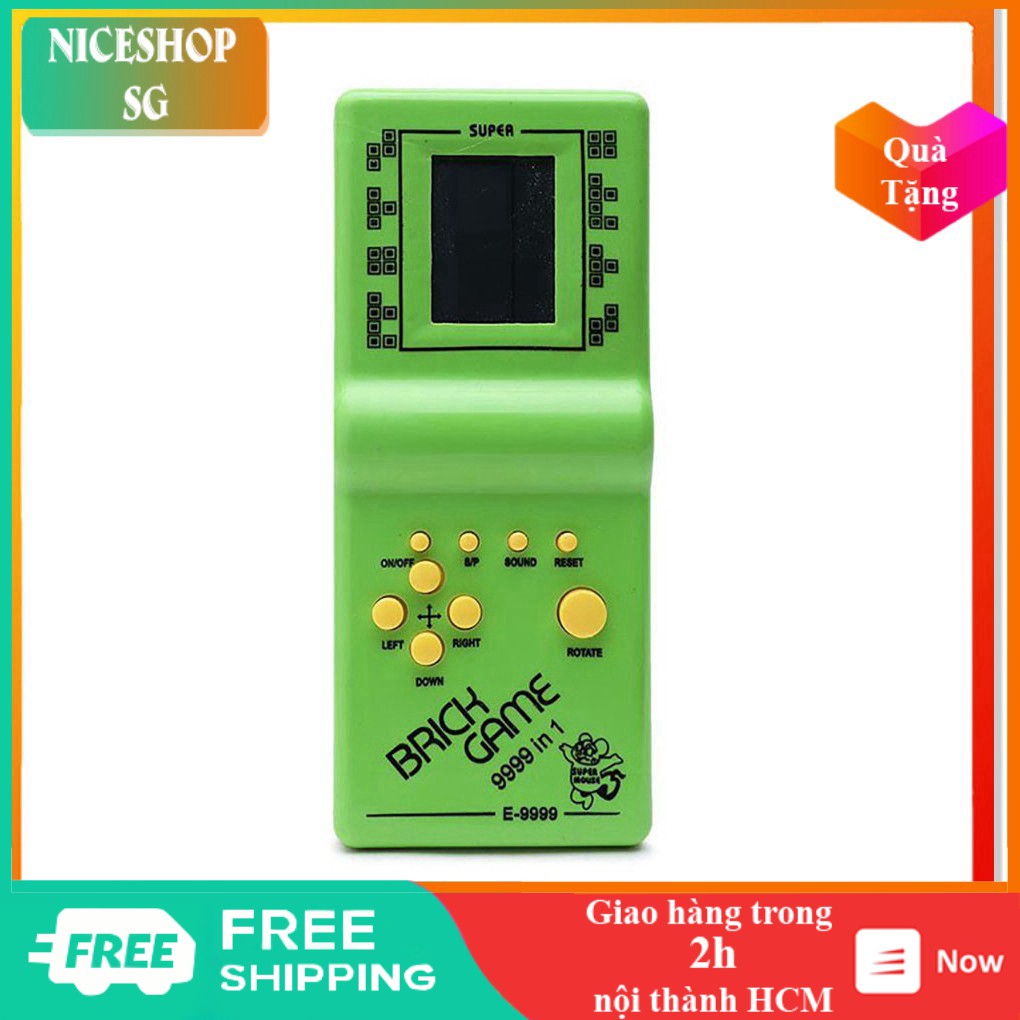 Máy chơi game 4 nút xếp gạch cổ điển huyền thoại 1 thời - EL0221