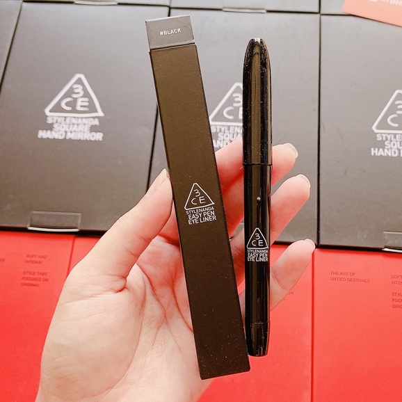 Bút Kẻ Mắt Dạ  3CE Không Trôi Easy Pen Eye Liner