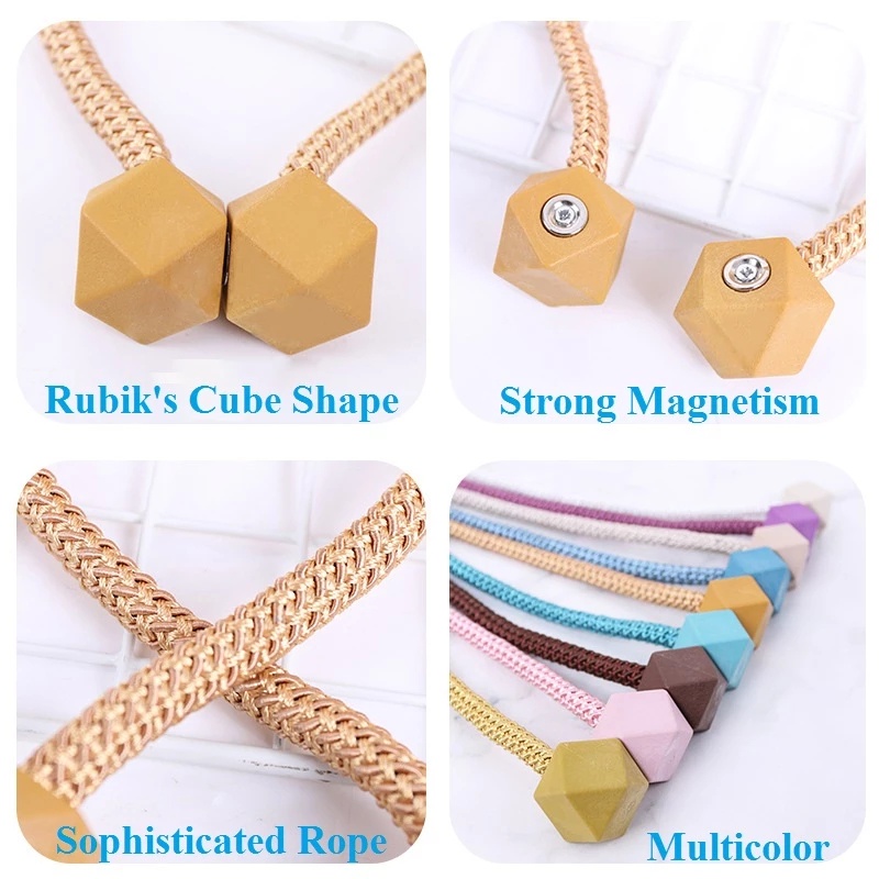 1 Dây Buộc Rèm Cửa Nam Châm Đa Năng Trang Trí Nhà Ở