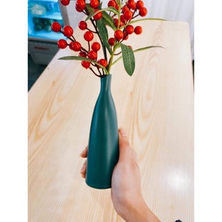 Lọ hoa gốm Nhật men mát miệng nhỏ