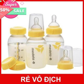 Bình Medela 150ml, 250ml kèm núm và nắp đậy ( chính hãng)
