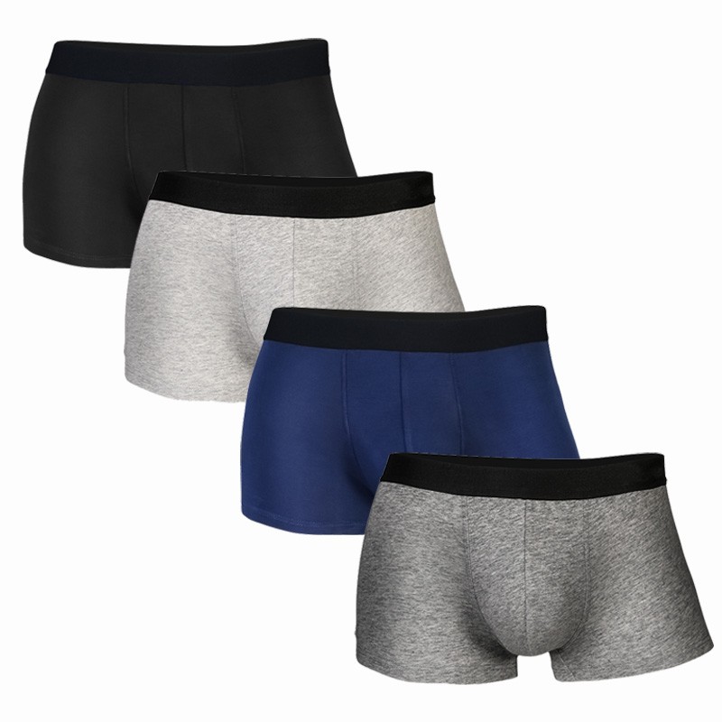 Set 4 Quần Lót Boxer Thoáng Khí Quyến Rũ Trẻ Trung Cho Nam 163