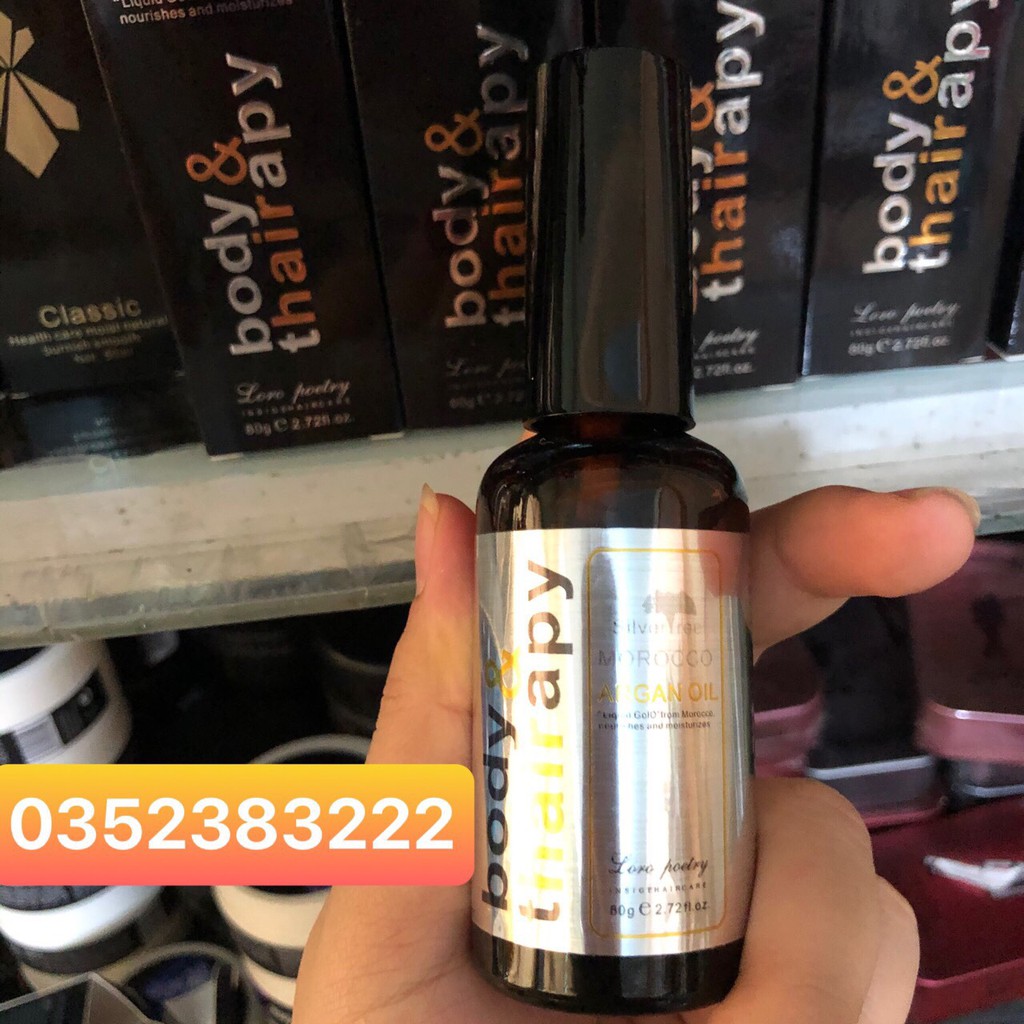 Tinh Dầu Dưỡng Tóc Argan Oil 80ML- BODY & THAIRAPY