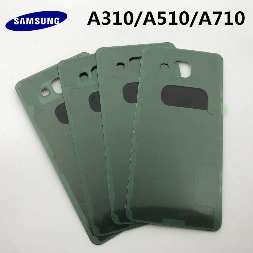 New Samsung Galaxy A3 A310 A5 A510 A7 A710 2016 A910 A9 Pro 2016 Back Cover Battery Case 3D Glass Rear Housing Cover Rear Door Case Replacement