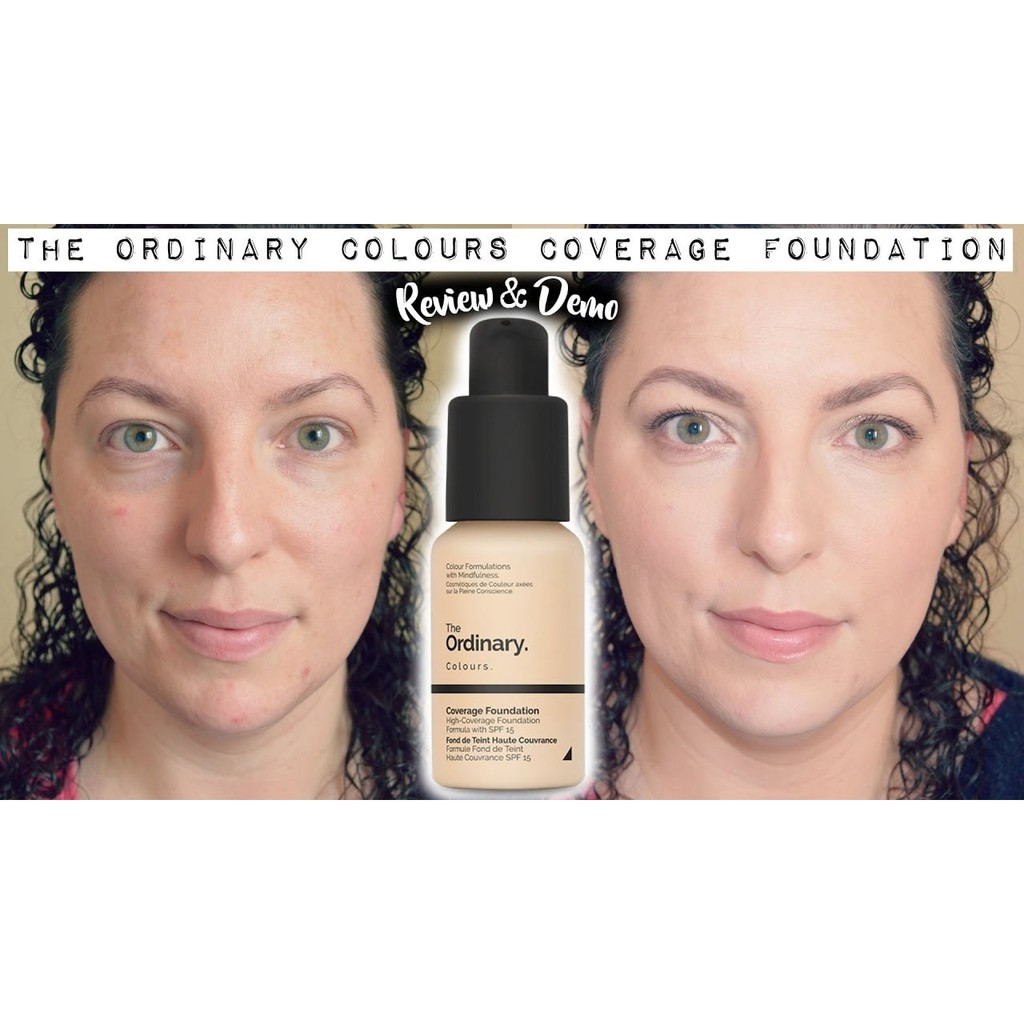 [THE ORDINARY] Kem Nền mỏng nhẹ Serum Foundation/ che phủ cao Coverage Foundation