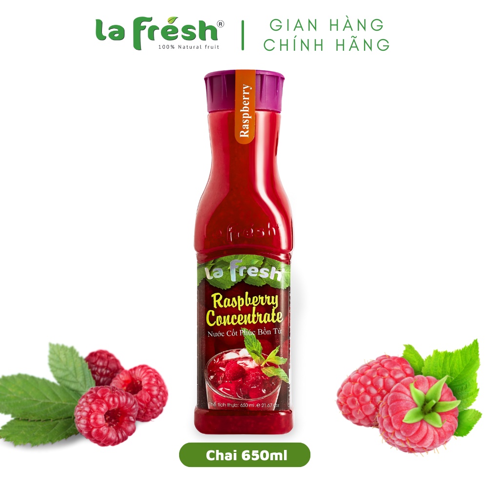 Nước cốt phúc bồn tử Lafresh Đà Lạt 650ml