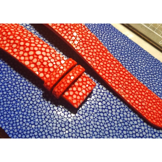 Dây đồng hồ handmade da cá đuối