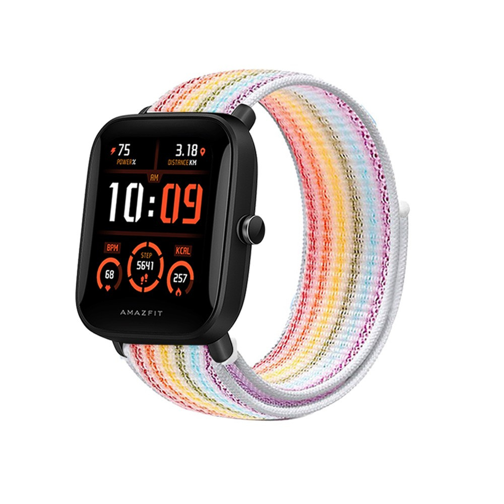 Dây Đeo Nylon 20mm Dành Cho Đồng Hồ Huami Amazfit Bip U Pro Xiaomi Amazfit Bip S Lite Gts 2 Mini Gtr 42mm