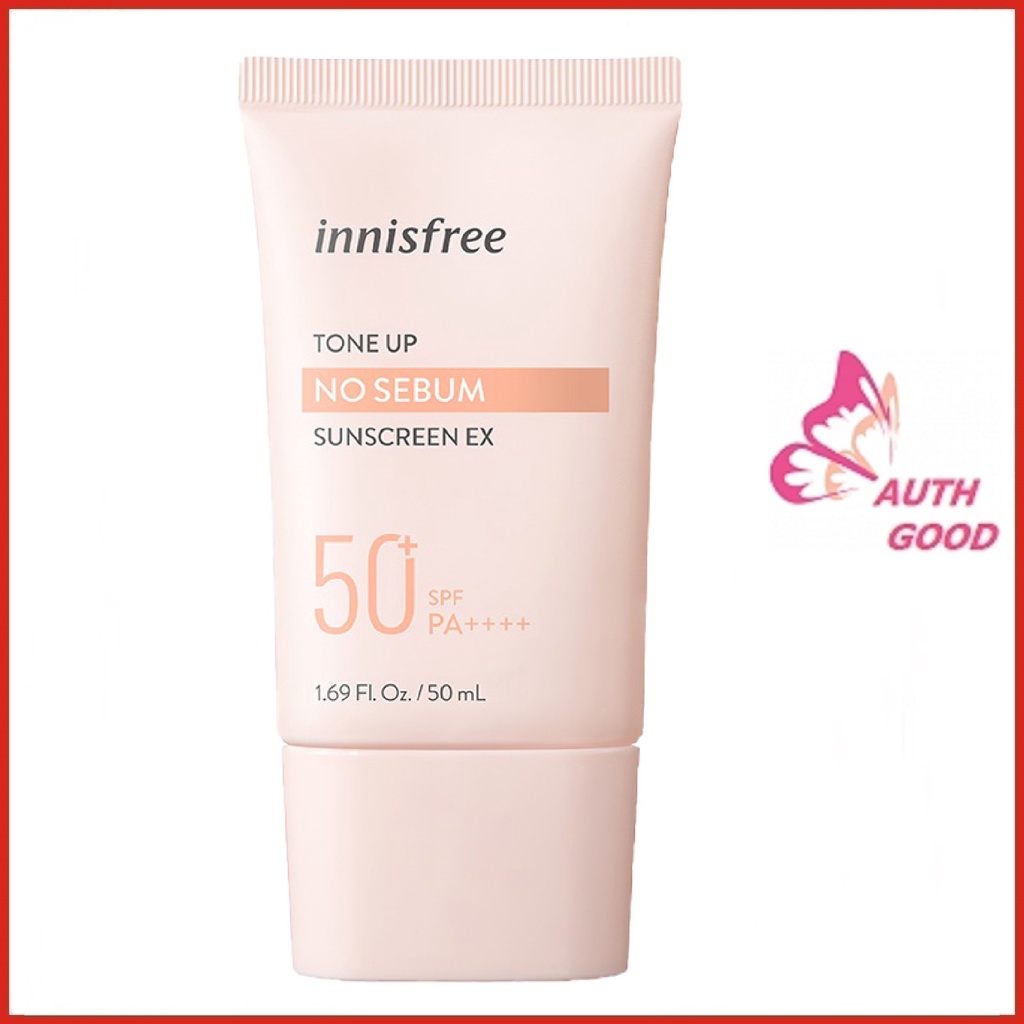 Kem Chống Nắng 💖FREESHIP💖 Kem chống nắng Innisfree No Sebum Sunscreen SPF50/PA++++ nâng tone kiềm dầu