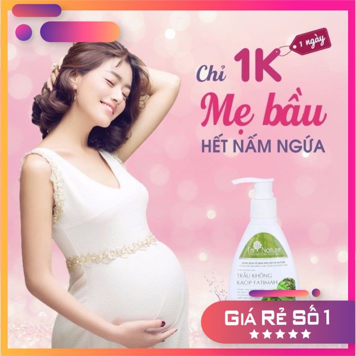 💝 DDVS 💝 1 chai Dung dịch vệ sinh phụ nữ trầu không I'm Nature 150ml