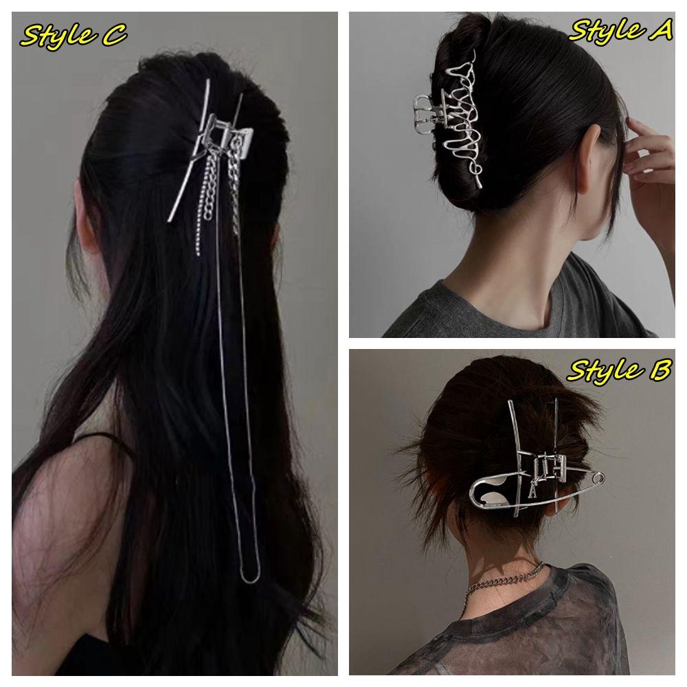 BORAG Kẹp Tóc Dạng Lỏng Bằng Kim Loại Thời Trang