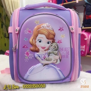 Balo Chống Gù Sofia Tím Hàng Cao Cấp