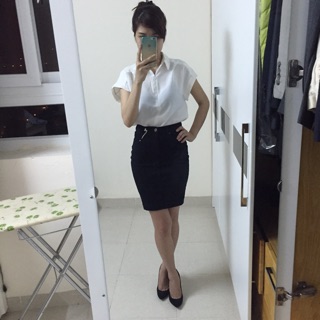 Sơ mi trắng công sở chất siêu đẹp 