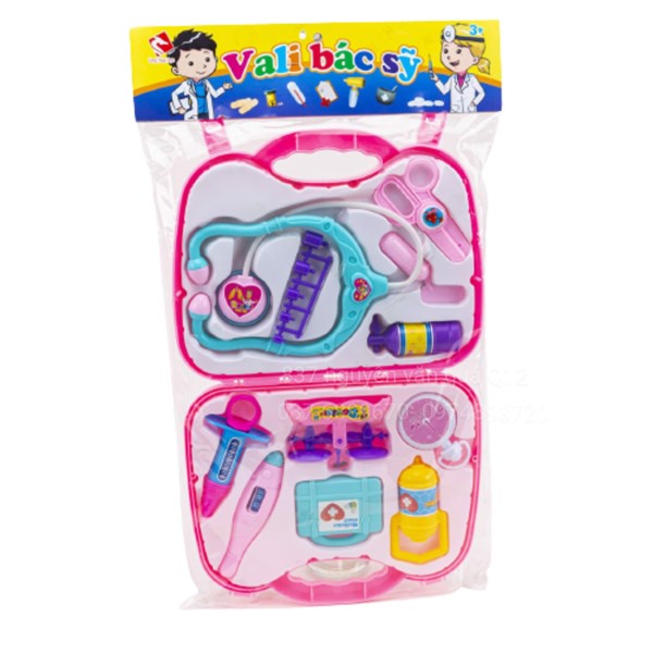 Đồ chơi khay Vali bác sĩ nhiều chi tiết cho bé thích làm bác sỹ, khám bệnh LT503-08