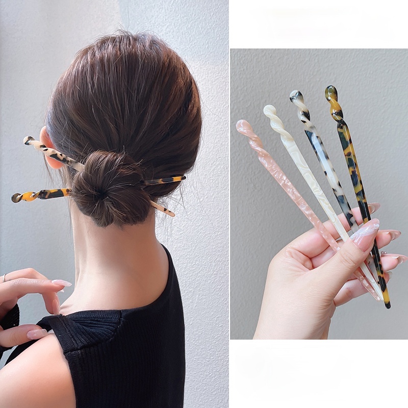 Kẹp Tóc Kim Loại Đơn Giản Thời Trang Nhiều Kiểu Dáng Tùy Chọn Cho Nữ