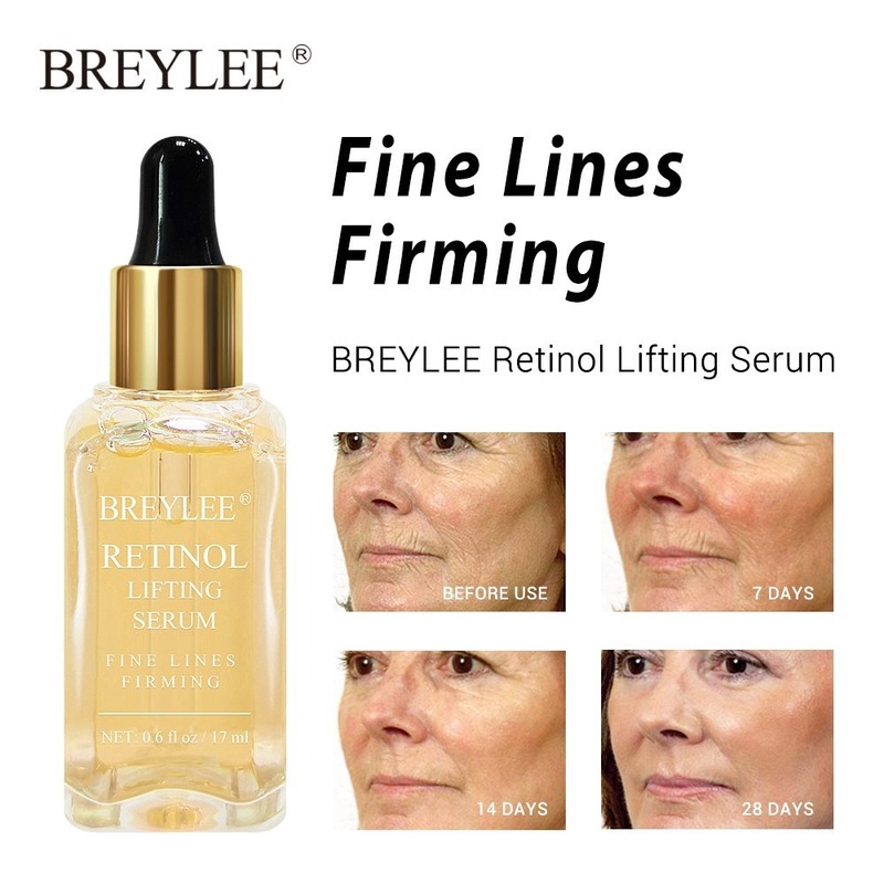 Serum BREYLEE chứa Axit Hyaluronic / Vitamin C / Retinol làm dịu dưỡng ẩm săn chắc da chống nếp nhăn