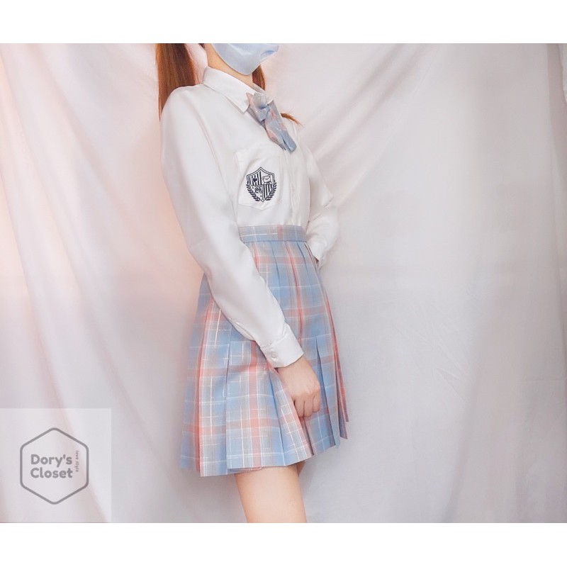 [Sẵn] Chân váy JK xếp ly đồng phục nữ sinh cao cấp nhà Dory( có bling) | BigBuy360 - bigbuy360.vn