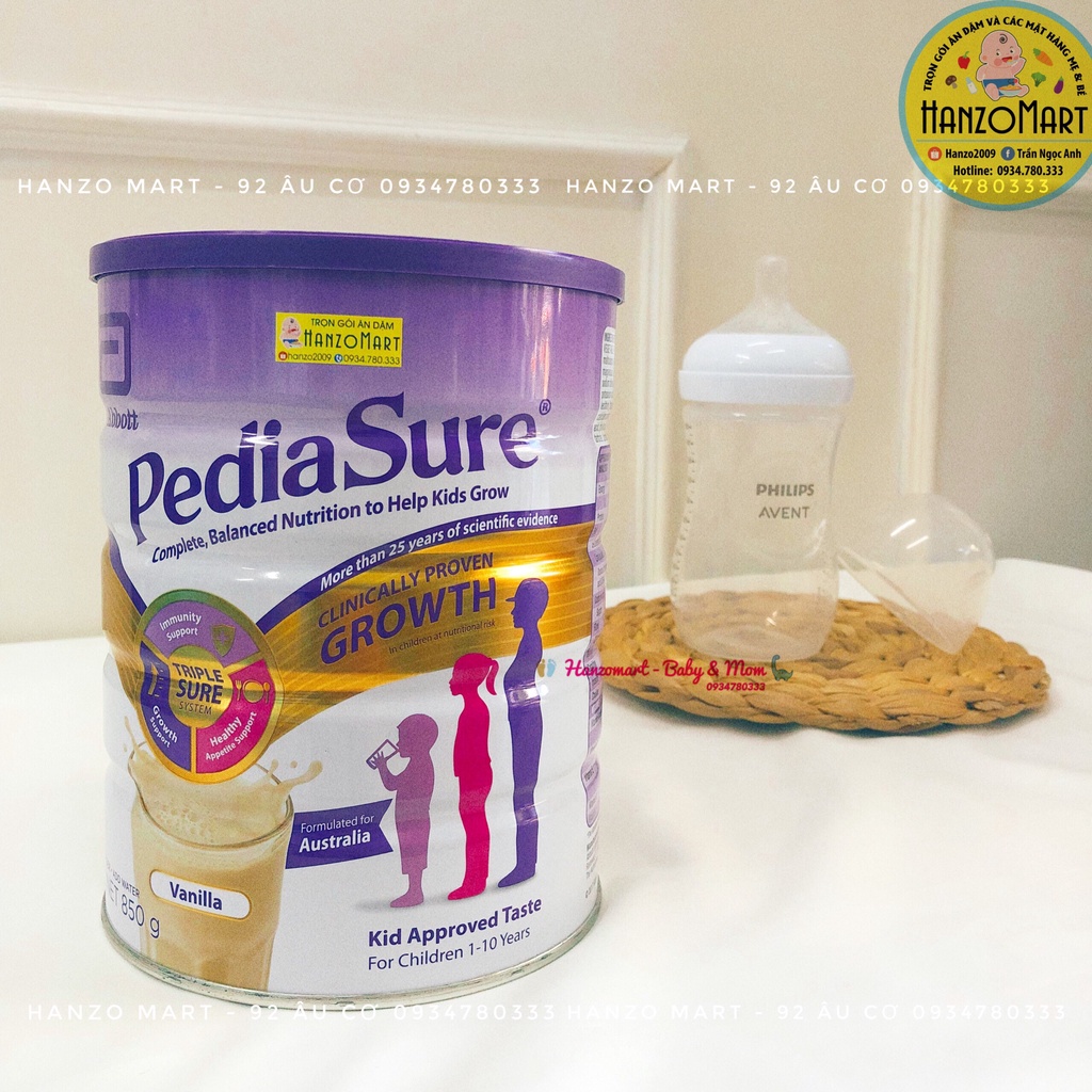 Sữa bột Pediasure Úc 850gr