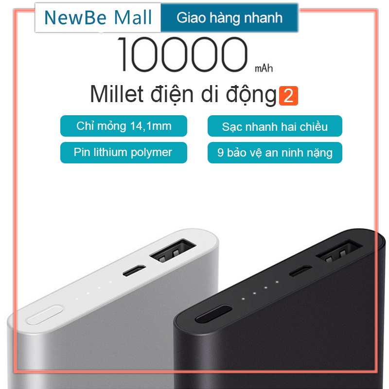 Sạc dự phòng Xiaomi 10000mAh Bản Sạc Nhanh 2020 – Xiaomi Mi Fast Charge Power Bank chính hãng