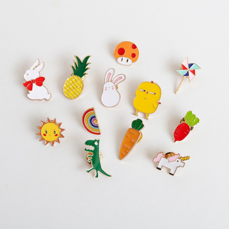 Phụ Kiện Cài Áo Hình Hoạt Hình Dễ Thương B848