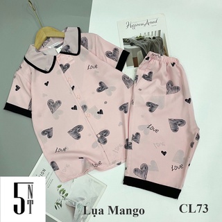 [Hàng Loại 1] Đồ Bộ LỤA SATIN - Bộ Tay Cộc, Quần Lửng