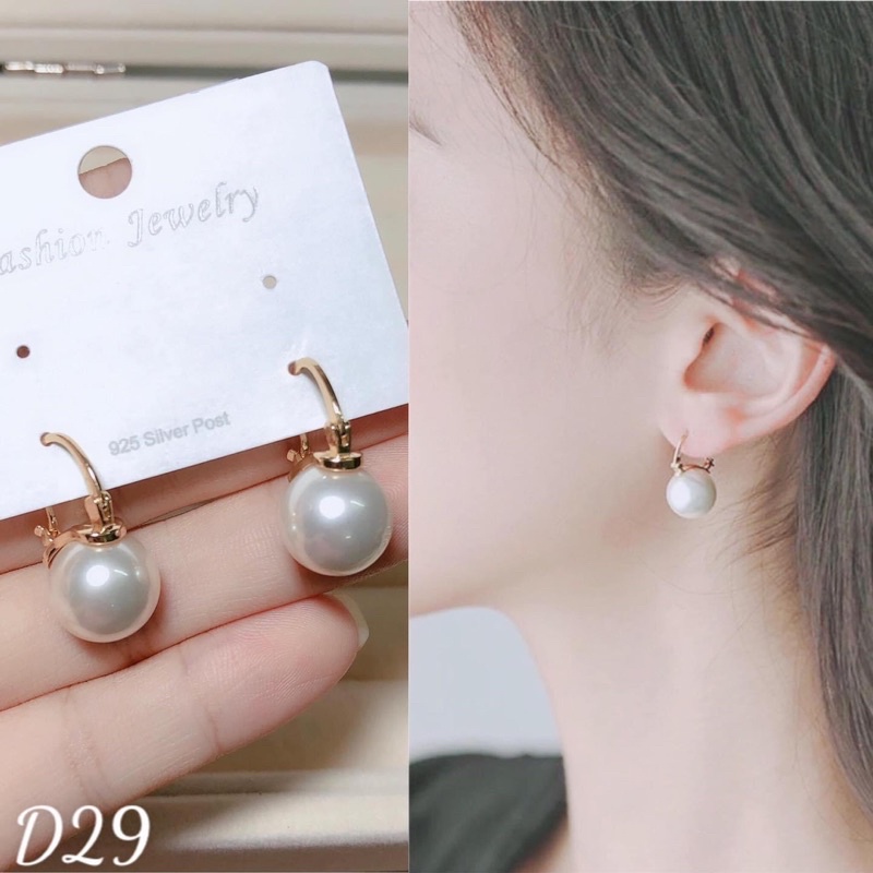 Bông tai ngọc tiểu thư xinh xỉu