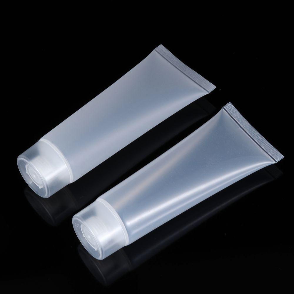 Set 2 Chai Rỗng Trong Suốt Đựng Dầu Gội Tiện Dụng Khi Đi Du Lịch Giá Đỡ