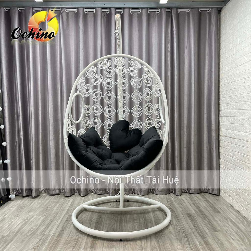 Xích Đu Đơn Cao Cấp, Xích Đu Sân Vườn Mẫu Hoa Bền Đẹp (Hàng Sẵn)