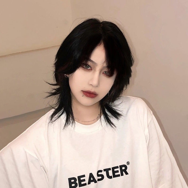 Bộ Tóc Giả Ngắn Hóa Trang Nhân Vật Đầu Sói Độc Đáo Cá Tính Cho Nam Và Nữ