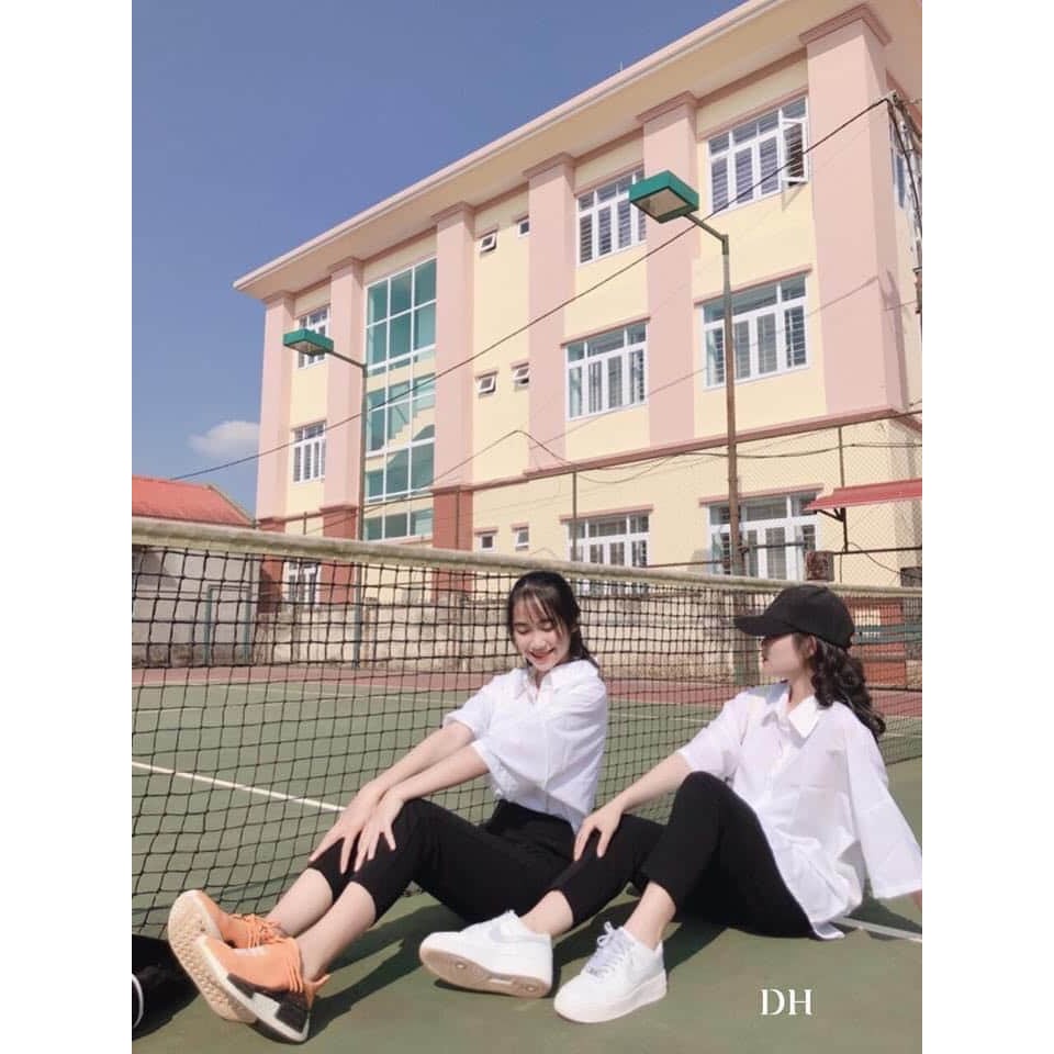 [Mã FAMAYWA giảm 10K đơn 50K] Áo sơ mi nữ trắng trơn tay lỡ fom rộng | BigBuy360 - bigbuy360.vn