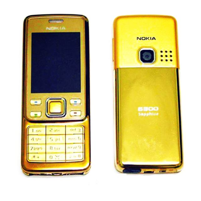 Điện thoại 6300 vàng gold