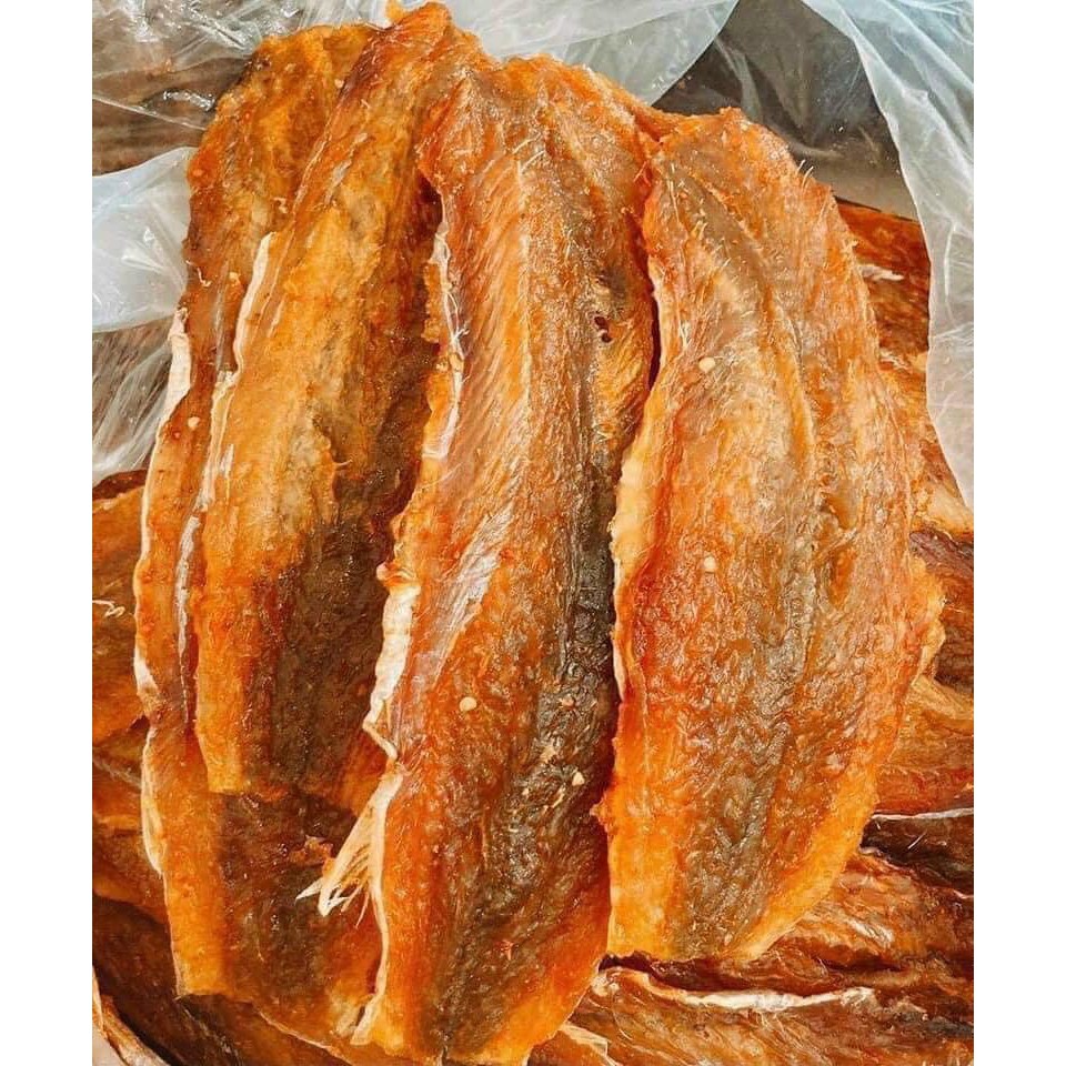 Khô cá mối tẩm gia vị vừa ăn, thịt dầy ,dẻo dùng chiên hoặc nướng rất ngon , thực phẩm khô thiết yếu Thiên Tú Foods #6