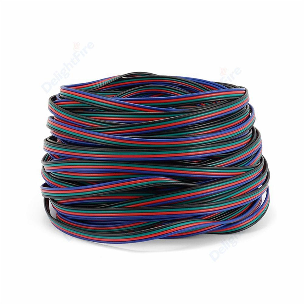 Dây Cáp Nối Dài 5M RGB Cho Dây Đèn LED WS2812B RGB