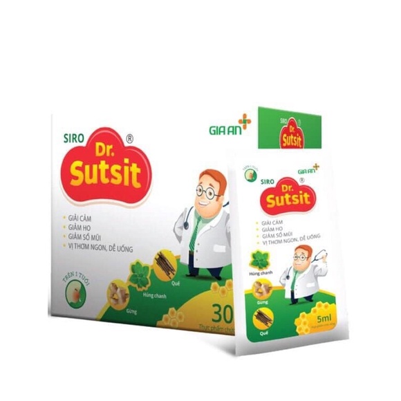 dr.sutsit siro ho 1 hộp 30 gói hỗ trợ hô hấp