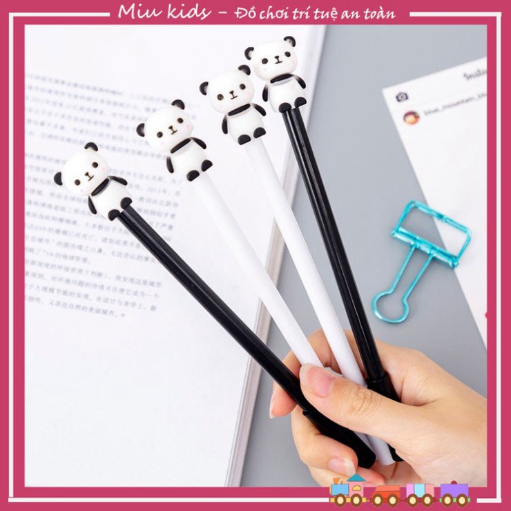 Bút mực nước hình gấu trúc đáng yêu_bút bi cute cho học sinh
