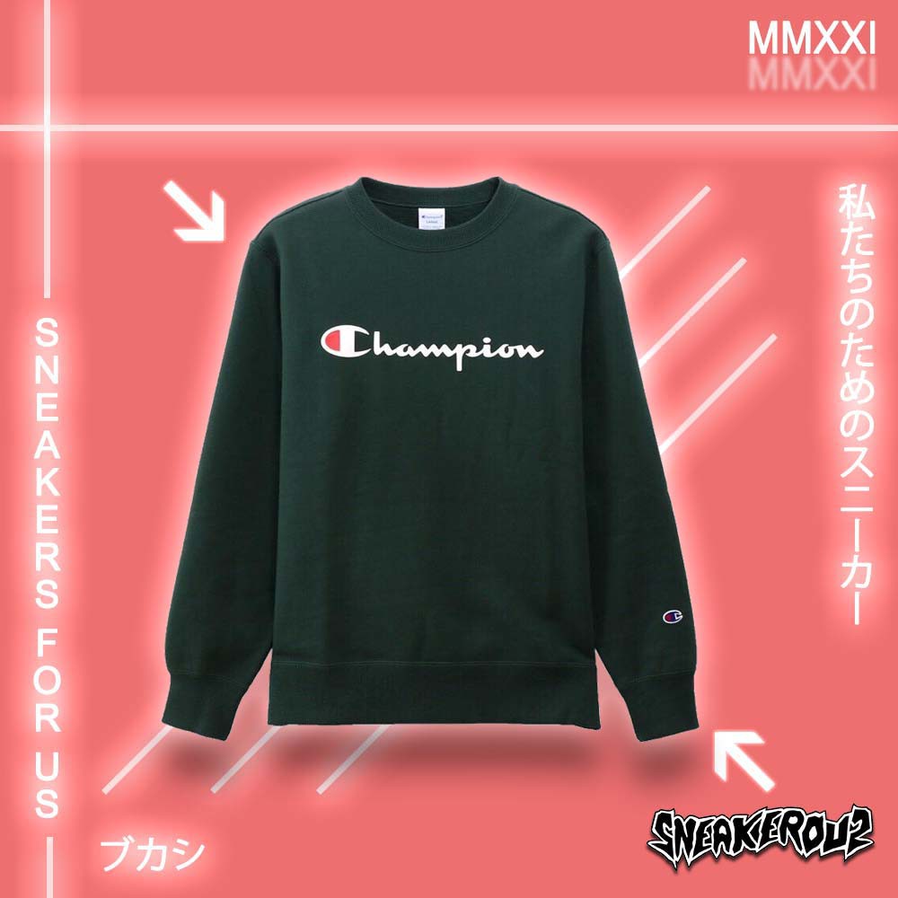 Áo Sweater 100% Chính Hãng In Logo Champion Phong Cách Nhật Bản Cho Nam Nữ